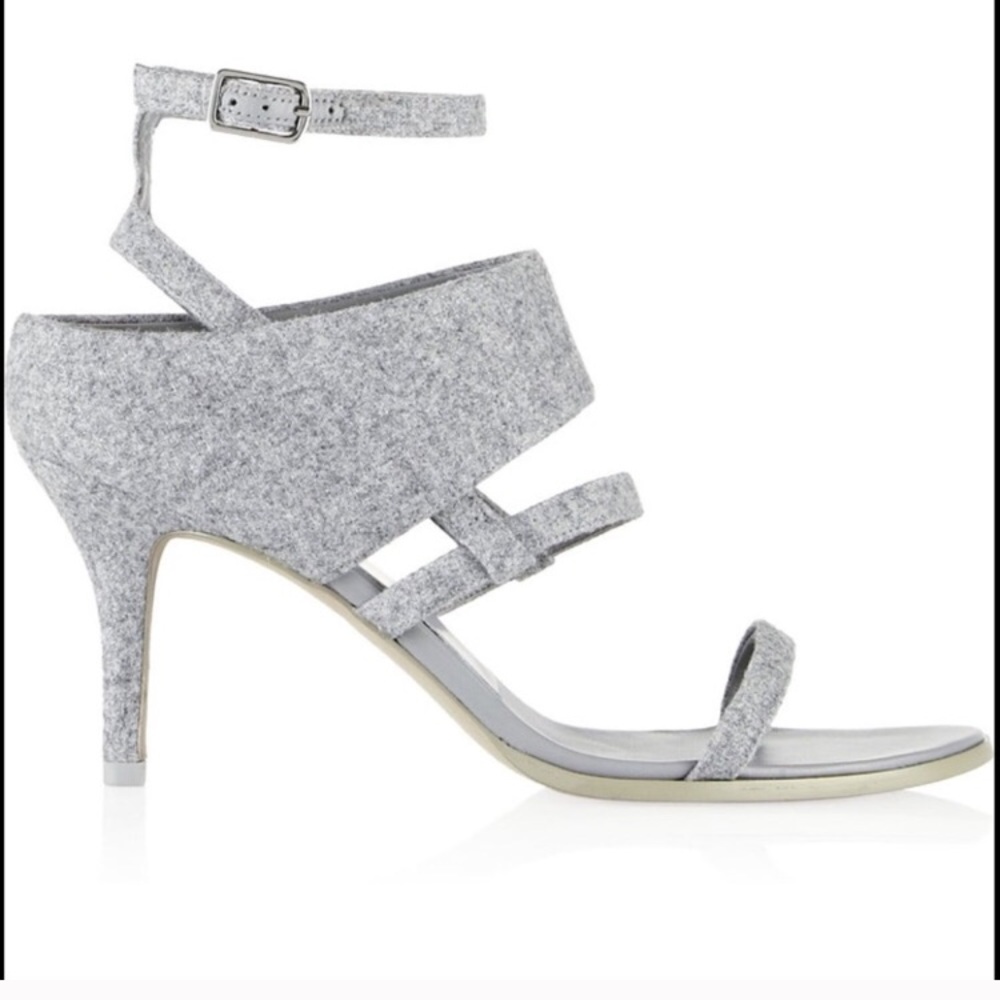 Alexander Wang Felt Sandals Collection Winter 2018